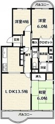 小田急町田マンションの物件間取画像